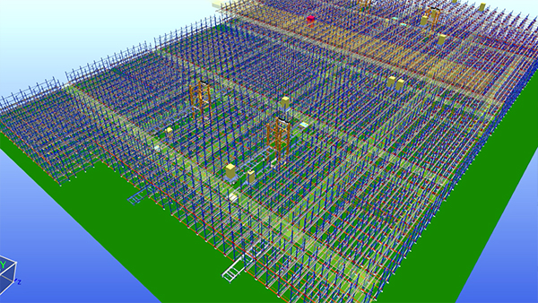 Hisense High-Density Vertical Storage Digital Twin Project