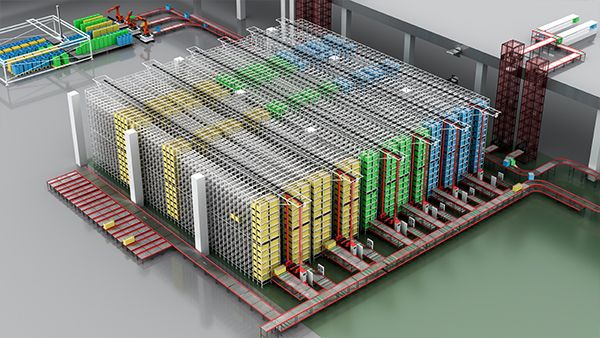Pallet storage rack