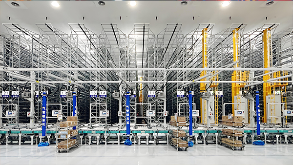 Material box automated vertical storage system