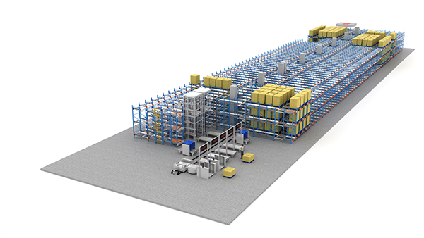 01 ZYG Narrow Space Trolley Four-Way Shuttle Vehicle
