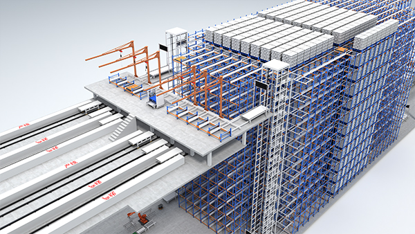 05HNXM pallet four-way shuttle vehicle dense storage unit