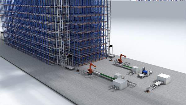05HNXM pallet four-way shuttle vehicle dense storage unit
