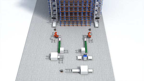 05HNXM pallet four-way shuttle vehicle dense storage unit