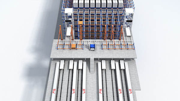 05HNXM pallet four-way shuttle vehicle dense storage unit