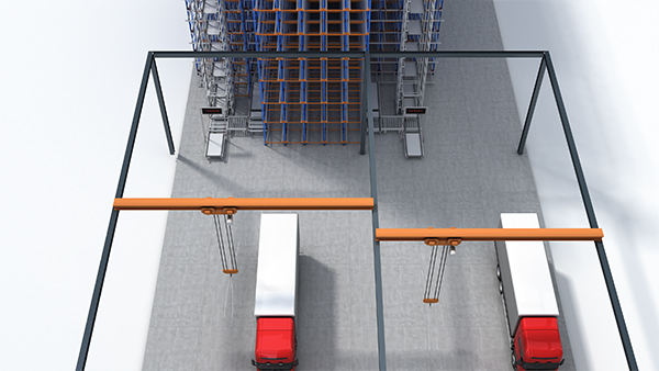 05HNXM pallet four-way shuttle vehicle dense storage unit