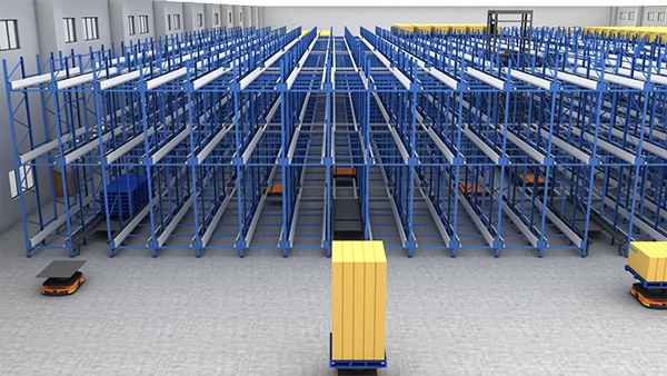 Four-way interleaved storage