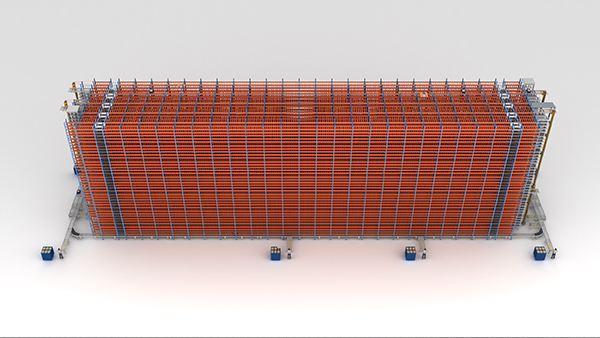 04LN Multi-layer Four-way Shuttle Cart Container Warehouse