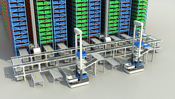 Material box multi-layer material box robot CTU dense storage unit