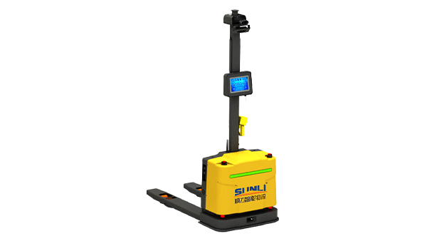 Pallet-moving and picking Automated Guided Vehicle