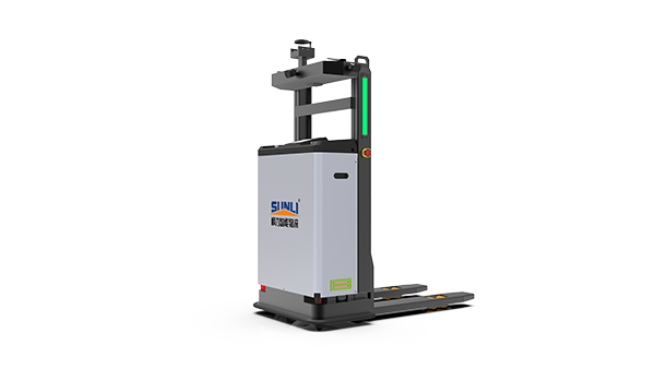 Pallet-moving and picking Automated Guided Vehicle