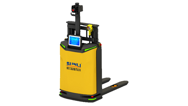 Pallet-moving and picking Automated Guided Vehicle
