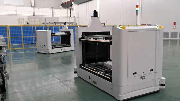 Light-load roller-mounted battery-powered AGV