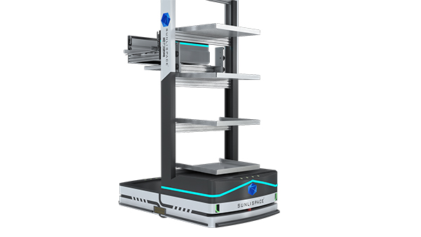 Multi-layer material box robot AGV