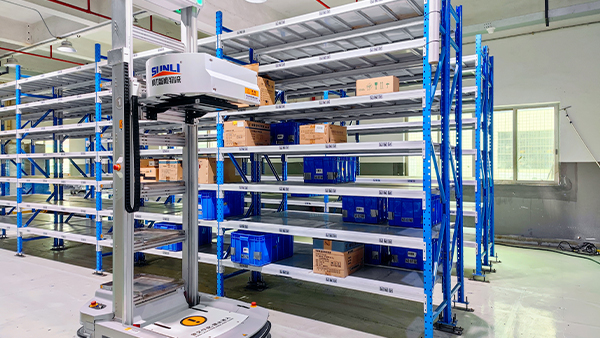 Multi-layer material box robot AGV