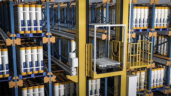 Conveyor vehicle + Palletizer