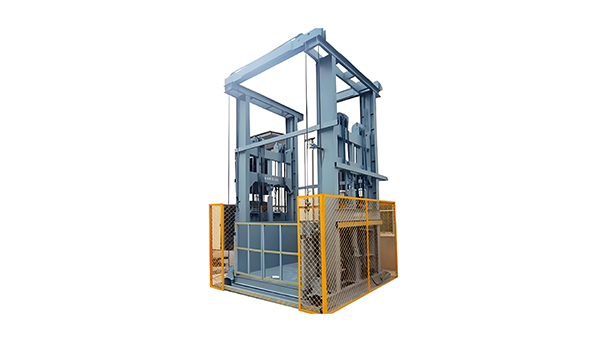 Dual-purpose vehicle and equipment lifting unit on the floor