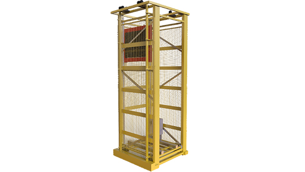 Four-way vehicle lift machine