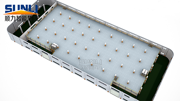 Steel platform type shelving (combined platform)
