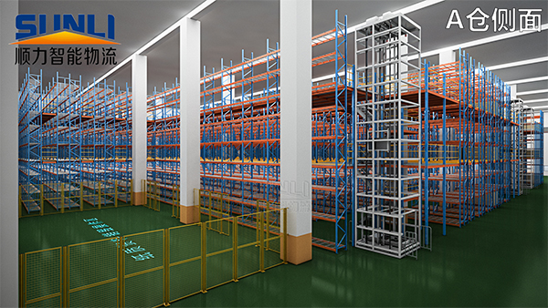 Steel platform type shelving (combined platform)