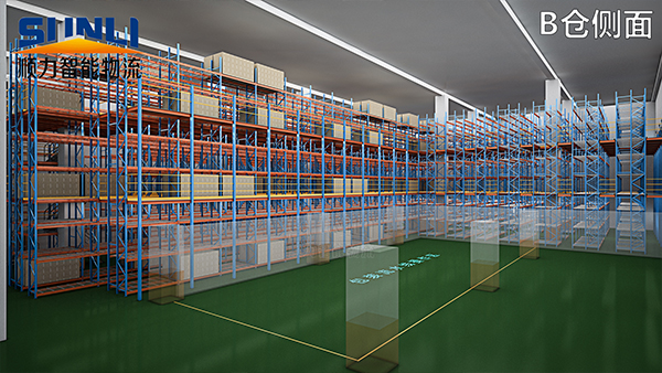 Steel platform type shelving (combined platform)