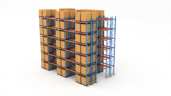 Beam-type shelving