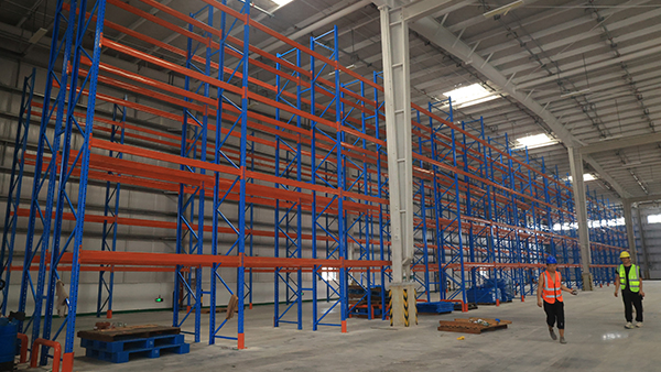 Beam-type shelving