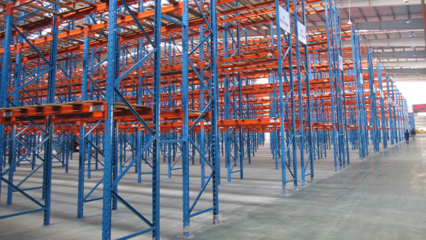 Beam-type shelving