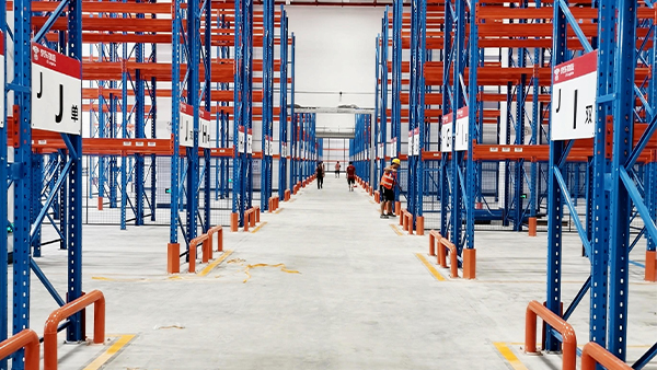 Beam-type shelving