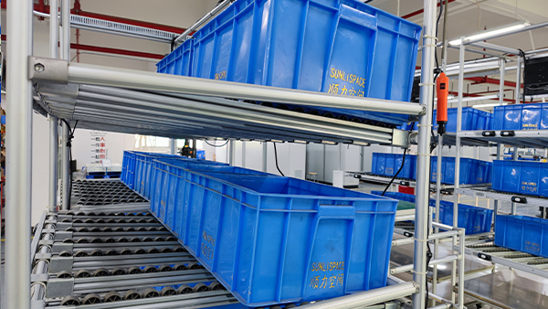DPS picking racking - smooth-flowing bin racking