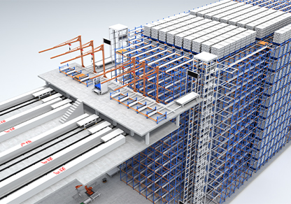 Pallet four-way shuttle vehicle Shuttle