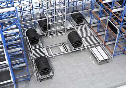 Pallet four-way shuttle vehicle Shuttle