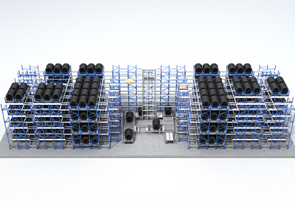 Pallet four-way shuttle vehicle Shuttle
