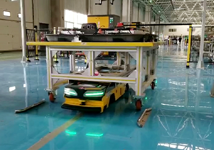 Bidirectional concealed AGV inter-process transfer (1)