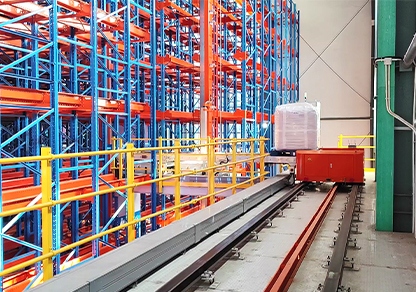 RGV integrated vertical storage facility
