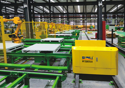 RGV docking conveying line