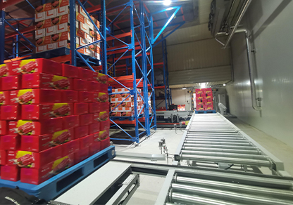 Roller conveyor line