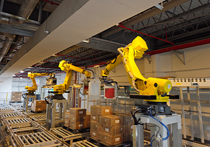 Sorting mechanical hand automatically selects items