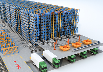 Customized truss robot loading and unloading system