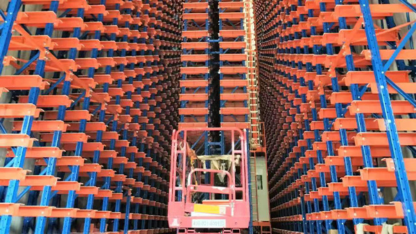 High-level automated vertical storage rack