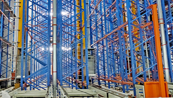 High-level automated vertical storage rack