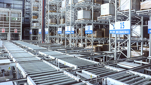 Roller conveyor line