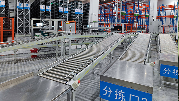 Material box carton conveying line