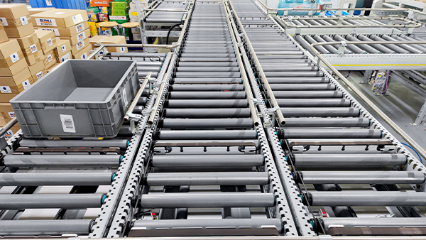 Material box carton conveying line