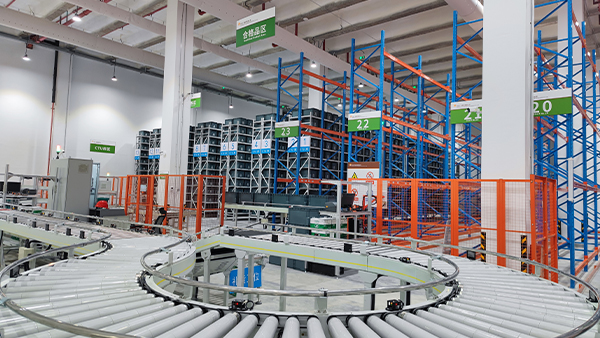 Material box carton conveying line