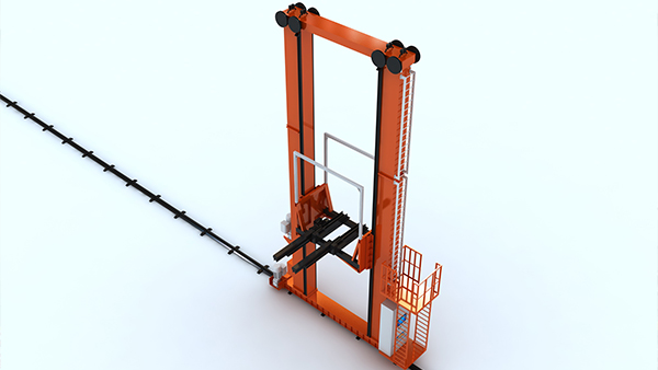 Guangguang No. 9: Non-standard heavy-duty stacker crane