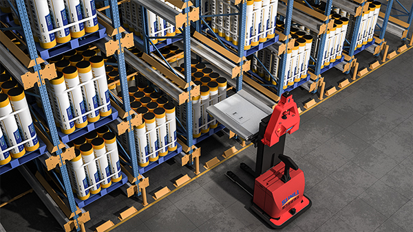 AGV + Shuttle-style Dense Storage Repository